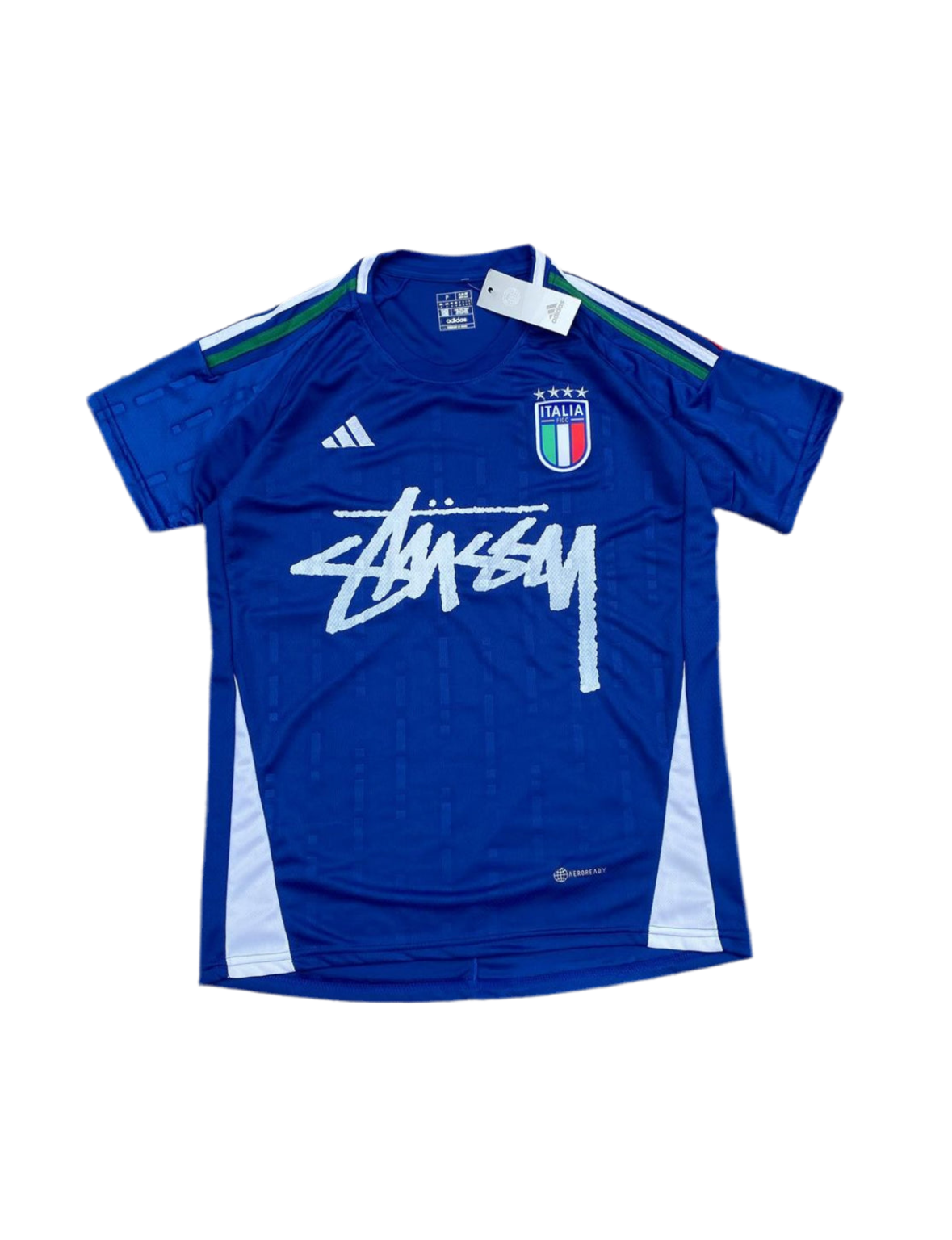 ITALIË X STUSSY - JERSEY BLAUW